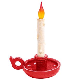 Seletti Bugia Tafellamp Oplaadbaar Rood