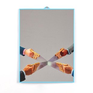 Seletti Toiletpaper Spiegel Medium Saws