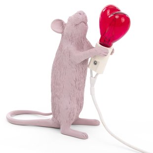 Seletti Mouse Standing Valentine&#039;s Day Tafellamp USB