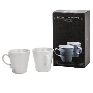 Seletti Estetico Quotidiano Mokken Set Van 2 Porselein