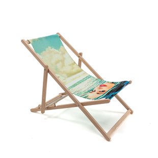 Seletti Deck Chair Ligstoel Girl In The Sea