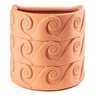 Seletti Magna Graecia Bloempot Wand Onde Terracotta