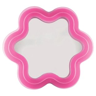 Seletti Supercurve Flower Spiegel Met Verlichting 119x108 Roze