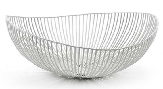 Serax Metal Sculptures By Antonino Sciortino Fruitschaal Ovaal&Oslash;33 Wit
