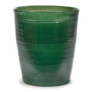 Serax Glazed Shades By Serax Lines Bloempot Large&Oslash;40 Groen