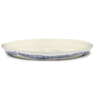 Serax Feast By Ottolenghi Serveerschaal&Oslash;35 White Blue