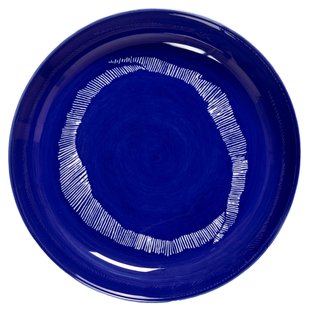 Serax Feast By Ottolenghi Diep Bord&Oslash;22 Dark Blue Stripes White