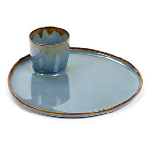 Serax Terres De R&ecirc;ves By Anita Le Grelle Tapasschaal 14,7x15,6 Smokey Blue