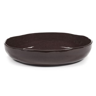 Serax La M&egrave;re By Marie Michielssen Serveerschaal &Oslash;31,5 Dark Brown