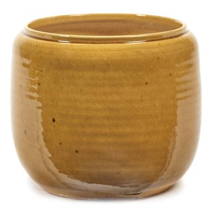 Serax Glazed Shades By Serax Costa Bloempot Small&Oslash;18.5 Honey