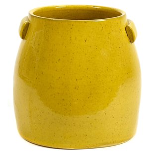 Serax Jars Pottery By Serax Bloempot Medium&Oslash; 25yellow