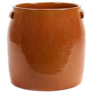 Serax Jars Pottery By Serax Bloempot Extra Large&Oslash;35 Orange