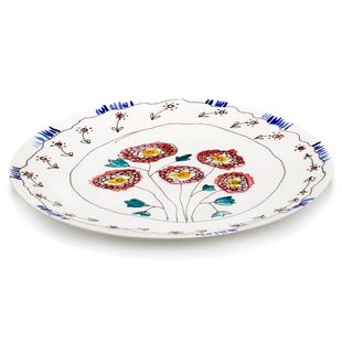 Serax Midnight Flowers By Marni Anemone Milk Serveerschaal&Oslash;35