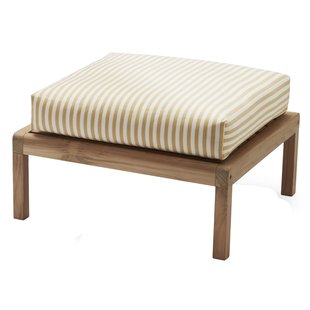 Fritz Hansen Virkelyst Poef Golden Yellow Stripe