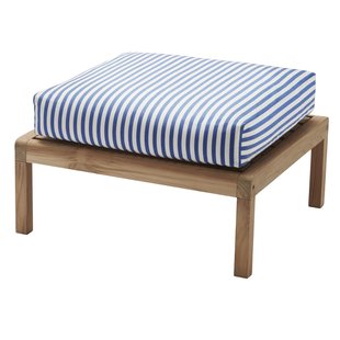Fritz Hansen Virkelyst Poef Sea Blue Stripe