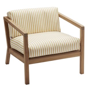 Fritz Hansen Virkelyst Fauteuil Golden Yellow Stripe