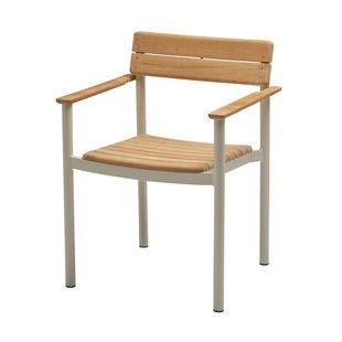 Fritz Hansen Pelagus Tuinstoel Met Armleuning Light Ivory