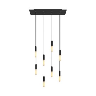 Creative Cables - hanglamp 8L - 67,5 x 130 cm - zwart