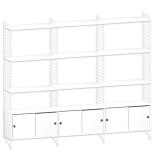 String Furniture Hoge Kast Large Wit