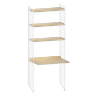 String Furniture Kast Met Tafel Small Wit/eiken