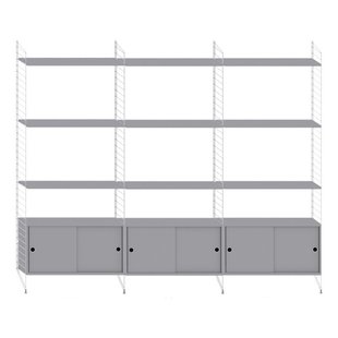 String Furniture Hoge Kast Large Grijs String Furniture Hoge Kast Large Grijs