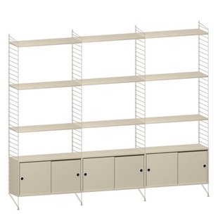 String Furniture Hoge Kast Large Beige String Furniture Hoge Kast Large Beige