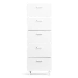 String Furniture Relief Tall Ladekast 41x115 Wit