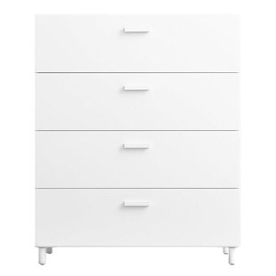 String Furniture Relief Wide Ladekast 82x92,5 Wit