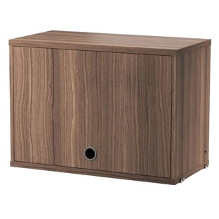 String Furniture Cabinet With Flip Door 58x30x42 Walnoot