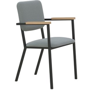 Studio HENK Co Armchair Stoel Met Zwart Frame Hallingdal 65 - 126