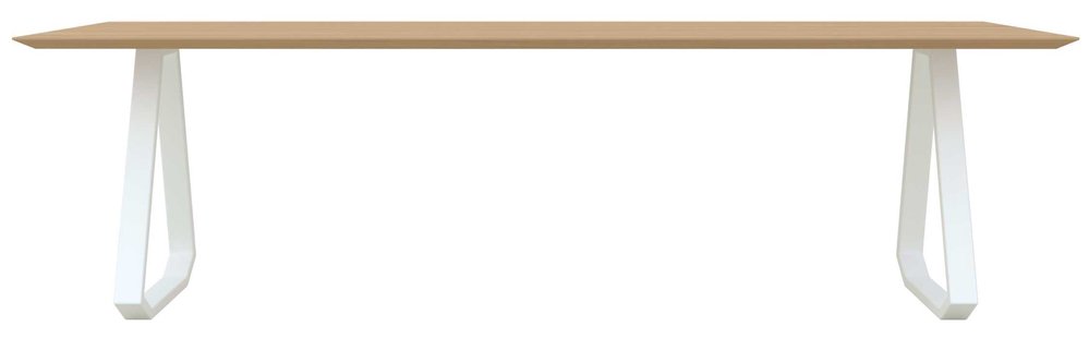 Studio HENK Topple Tafel 240x90 Wit Frame Hardwax 3041 Verjongd
