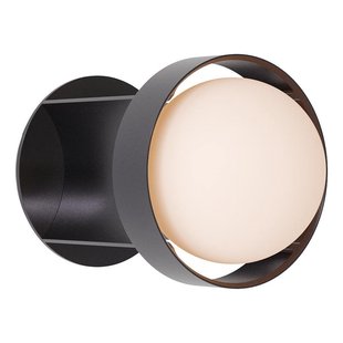 Tala LED Loop Wandlamp Small Donkergrijs