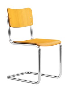 Thonet S43 K Kinderstoel Geel