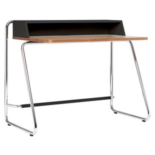 Thonet S1200 Bureau Beuken Zwart Gebeitst Blad Walnoot Geolied