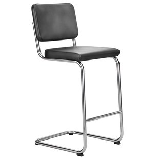 Thonet S32 PVH Barkruk 75cm Nero 622 Thonet S32 PVH Barkruk 75cm Nero 622