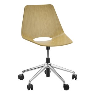 Thonet S661 DR Bureaustoel Aluminium Onderstel Eiken