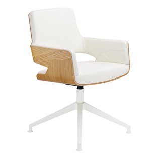 Thonet S847 D/PVD Bureaustoel Eiken Latte 635 Thonet S847 D/PVD Bureaustoel Eiken Latte 635