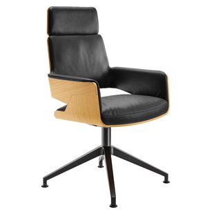 Thonet S847 DE/PVDE Bureaustoel Eiken Nero