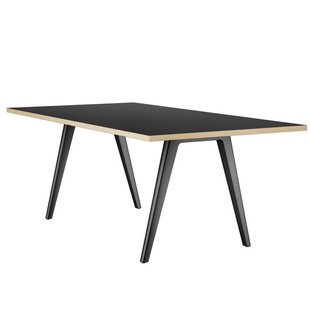 Thonet 1500 Vergadertafel Zwart