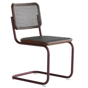 Thonet S32 V Eetkamerstoel Dark Melange Chestnut