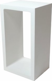Artdelight Corridor - tafellamp - 18,2 x 10 x 8 cm - 3 stappen dimmer - 6W LED incl. - IP40 - wit