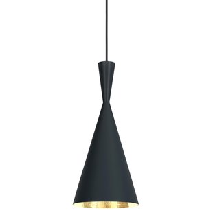 Tom Dixon Beat Tall Hanglamp LED Zwart
