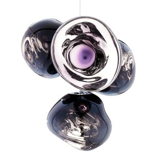 Tom Dixon Melt Chandelier Hanglamp&Oslash;98 LED Small Smoke
