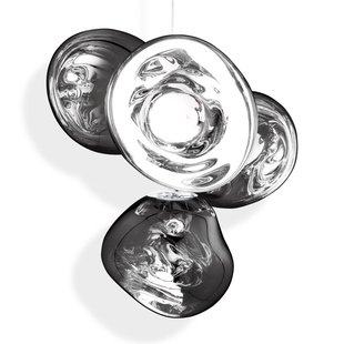 Tom Dixon Melt Chandelier Hanglamp&Oslash;98 LED Small Chroom