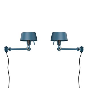 Tonone Bolt Bed Underfit Wandlamp Met Stekker Set Van 2 Thunder Blue