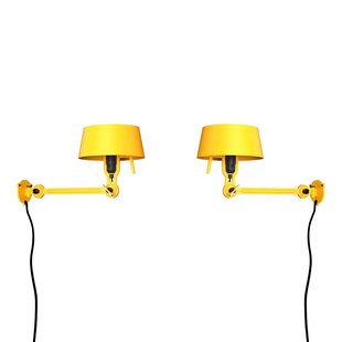 Tonone Bolt Bed Underfit Wandlamp Met Stekker Set Van 2 Sunny Yellow