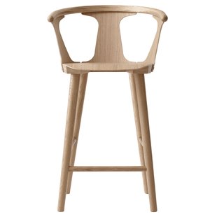 &amp;tradition In Between Barkruk 75cm Wit Eiken