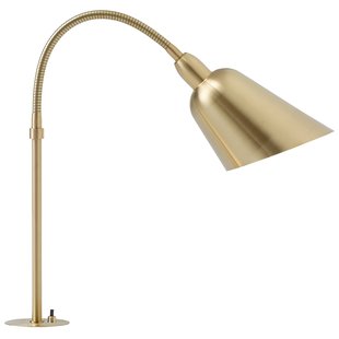 &amp;tradition Bellevue AJ11 Bureaulamp Satin Polished Brass