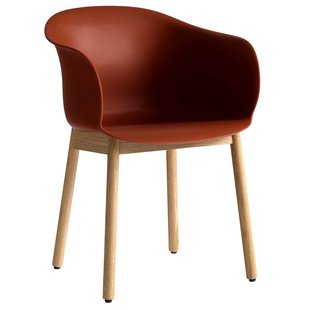 &amp;tradition Elefy JH30 Stoel Met Eiken Onderstel Copper Brown