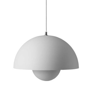 &amp;tradition FlowerPot VP7 Hanglamp&Oslash;37 Mat Lichtgrijs